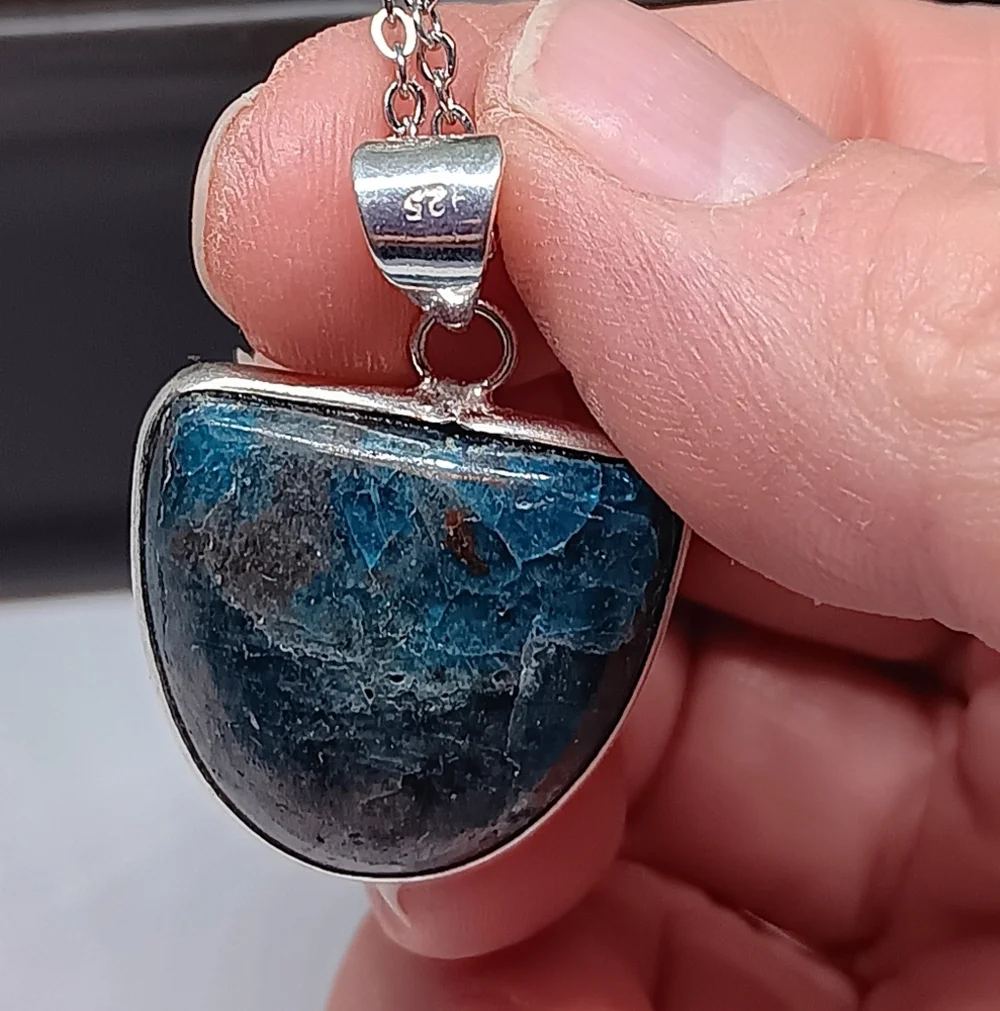 Apatite .925 Pendant Necklace